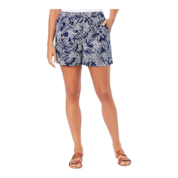 Briggs Ladies' Linen Blend Pull-On Shorts - Picture 2 of 9